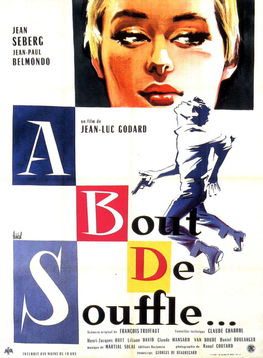 Breathless movie poster
