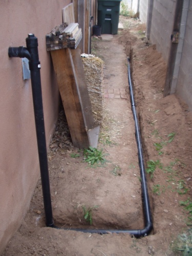 Grey Water Drain Pipe with Cleanout Grey Water Drain Pipe with Cleanout