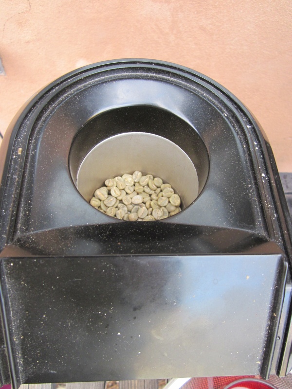 Roasting Coffee - green beans