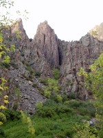Black Canyon of the Gunnison National Park - East Portal Spires Black Canyon of the Gunnison National Park - East Portal Spires