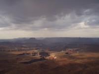 Canyonlands National Park - White Rim with Storm Clouds Canyonlands National Park - White Rim with Storm Clouds